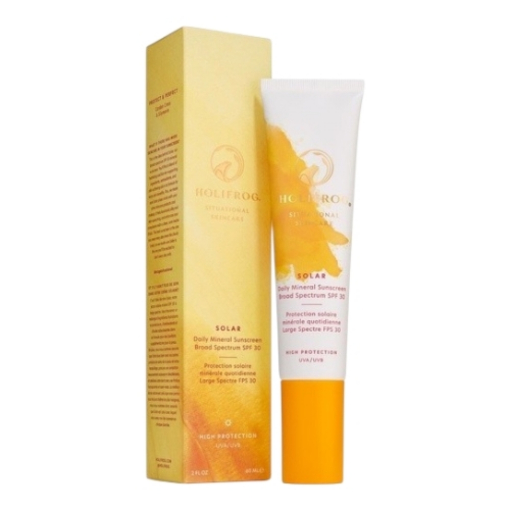 Holifrog NIB Solar Mineral Sunscreen Broad Spectrum SPF 30 Full Size 2oz